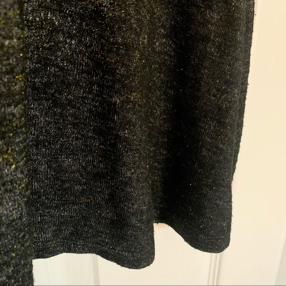 Forever 21 Black & Gold Sparkly Tank Top size S - Picture 3 of 4